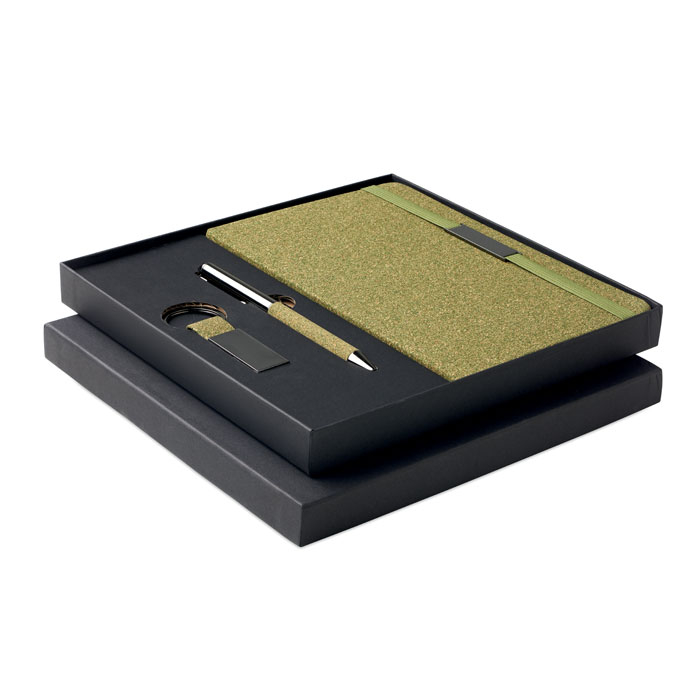 Coffret cadeau 3 pièces publicitaire Chippewa Set Vert 